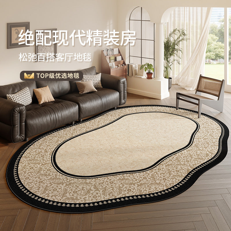 Distributed carpet living room no-wash and wipeable new arrival medieval style frenchretro special-shaped irregular stain-resistant bedroom floor mat