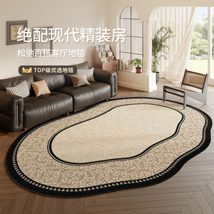 Distributed carpet living room no-wash and wipeable new arrival medieval style frenchretro special-shaped irregular stain-resistant bedroom floor mat