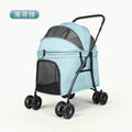 Pet stroller for dogs and cats - lightweight, foldable, breathable pet carrier for small to medium breeds - perfect for outdoor walks and travel