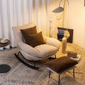 Used light luxury rocking chair lazy sofa balcony lounge chair adult sleeping home leisure chair