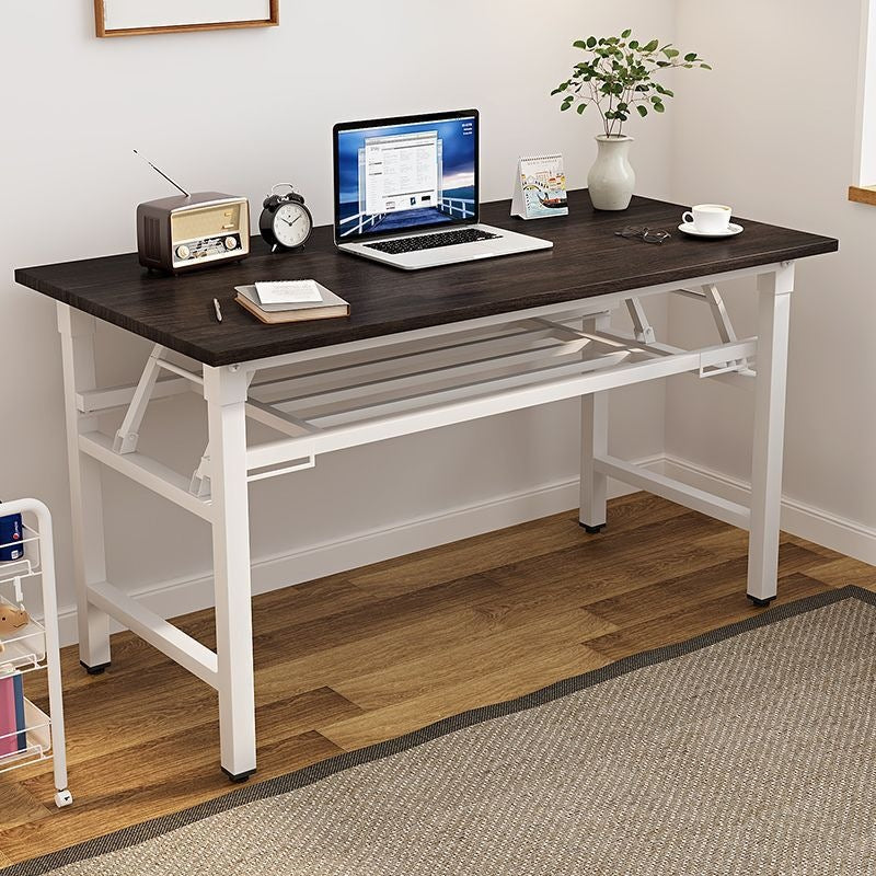 Foldable computer desk desktop desk casual modern home office table bedroom simple study table writing desk