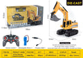 12-channel remote control excavator 2.4g remote control artificial alloy spray excavator kids engineering vehicle toy