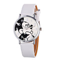 Wish cross-border wholesale cute mouse cartoon kids' watch, mouse pu leather strap fashion quartz watch, dropshipping available for women