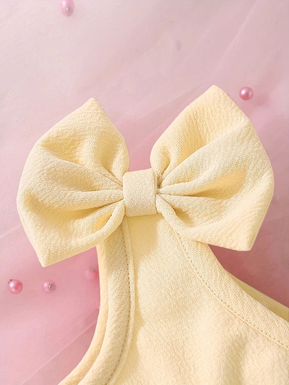 summer new girls' dress - baby girl's suspender bowknot cute dress - princess dress