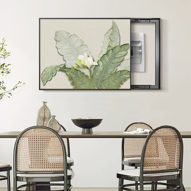 Nordic wind meter box decorative painting Internet celebrity advanced inductor switch box cover hanging painting distribution box weak electric box cover ugly