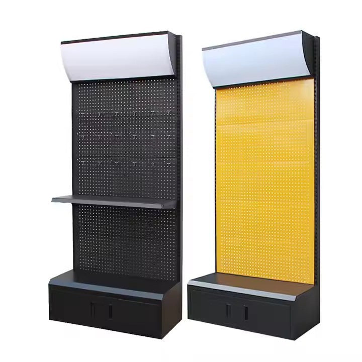 Source Factory Retail Store Display Rack Single and Double Sided Stationery Store Hole Board Rack Shelf Display Rack Display Cabinet