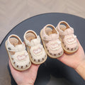 Summernew arrival baotou toddler shoes breathable non-slip baby shoes women's cute princess style baby sandals calling shoes
