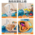 Kids' electric dishwasher - pretend play kitchen for boys and girls - fully automatic water play, educational fishing toy, water park fun!