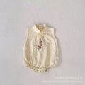 Newborn & toddler summer cheongsam romper - traditional chinese style bodysuit for baby girls - perfect for 100-day celebration & full month milestone