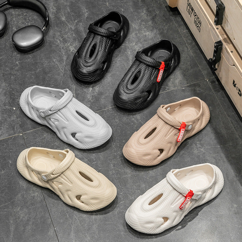 eva clogs men's summernew arrival slippers men's outdoor non-slip stepping on shit toe beach shoes men