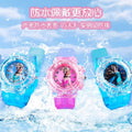 Elsa princess kids watch - girls' luminous electronic watch, cartoon toy, preschool 3-6 years old, waterproof night light