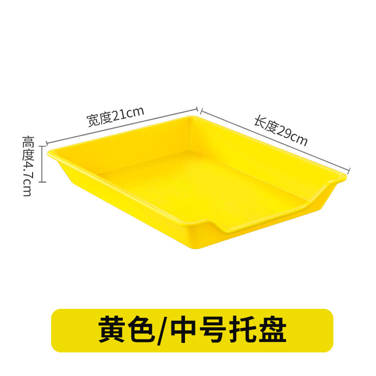 Plastic tableware colorful plastic plate malatang buffet selection plate barbecue plate skewers fragrant preparation plate tray