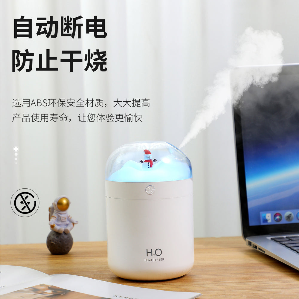 new snowman humidifier, usb powered desktop quiet high mist output hydration air humidifier - wholesale