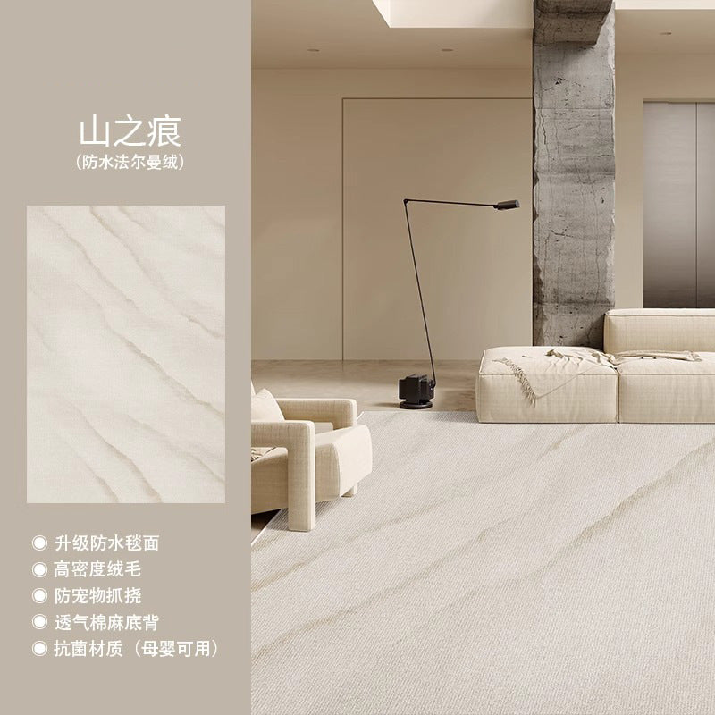 Distributed living room carpet classy new italian style no-wash wipeable waterproof full bedside bedroom stain-resistant carpet mat