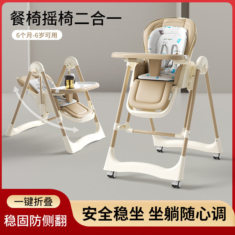 Baby Dining Chair Eating Chair Multifunctional Foldable Home Portable Baby Dining Table Seat Baby Chair