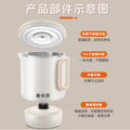 portable foldable water kettle 36 stainless steel electric kettle for home boiling water travel mini hot water kettle