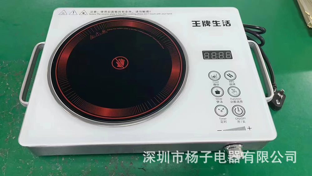 Export cross-border high-power cooking electric ceramic stove induction cooker for home multi-function intelligent stir-fry induction cooker us standard