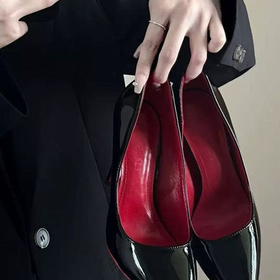 Women's high heels - 2025 summer new arrivals: stiletto heel, french red sole, sexy professional work shoes, women's fashion pumps