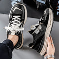 Popular men's shoes winter2025new arrivalmen breathable sports casualeasiest for matchthick solewaffle dad trendy shoes
