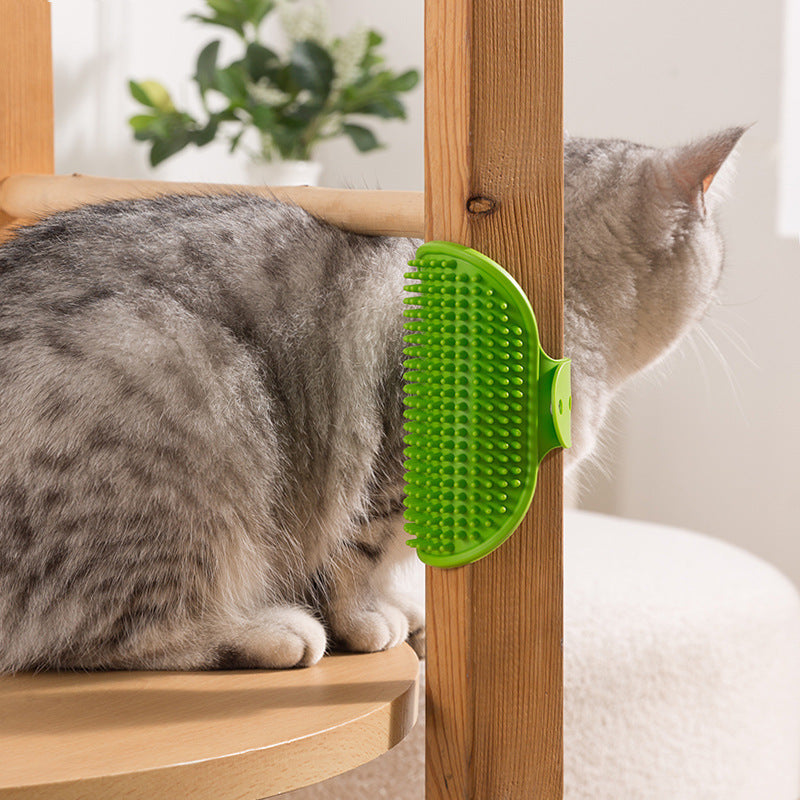 Cat Itcher Pet Table Legs Straps Silicone Corner Massage Kitten Scratch Board Itching Play Pet Supplies