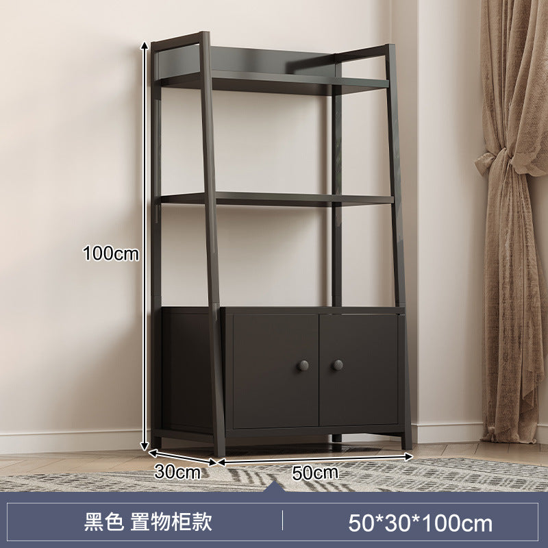 Shelf Multi-layer storage shelf Floor-to-ceiling office locker Shelf Layered shelf Living room display Cabinet with door