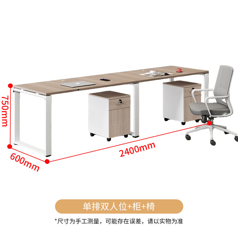Saint li company screen office desk minimalist modern employee workstation computer desk office desk and chair combination