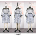 Fashionexport dress a-line skirt africanplus size women's clothing  chiffon cake skirt dress comes with belt