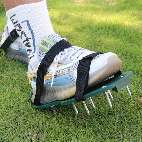 Garden grass soil loosening 4.2CM grass spikes lawn inflatable, soil loosening shoes self-leveling epoxy garden tools