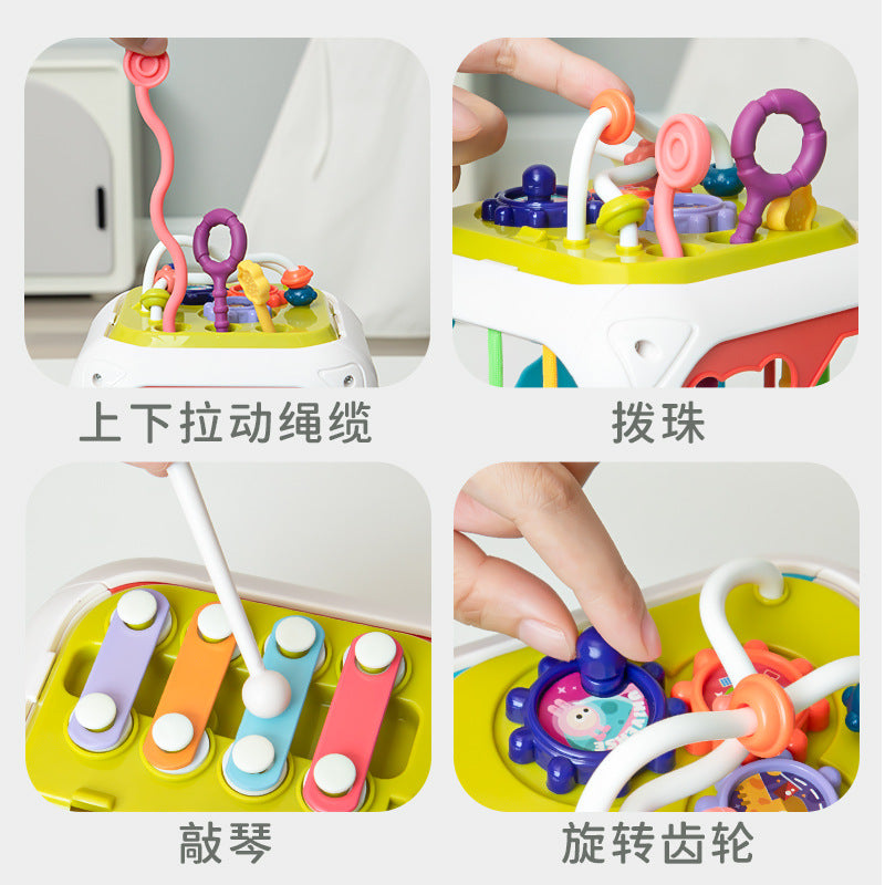 Cross-border Yiqu Sessele Baby Multifunctional Shape Matching Cognitive Early Education Training Rubik's Cube Educational Toys Wholesale