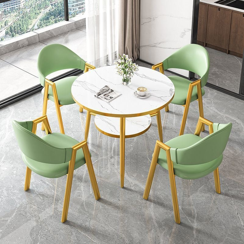 Scandinaviancasualcasual reception negotiation table and chair combination milk tea coffee shop apartment b&b dining table balcony small round table