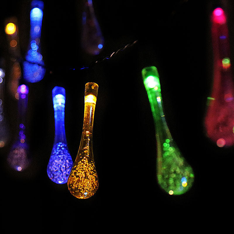 LED solar energy project small colorful lights flashing lights string lights household outdoor garden balcony decorative lights waterproof star lights