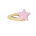 Star plush hair clip - large bb clip for women's side bangs and flyaways - cute kids' hair accessories - autumn/winter sweet style