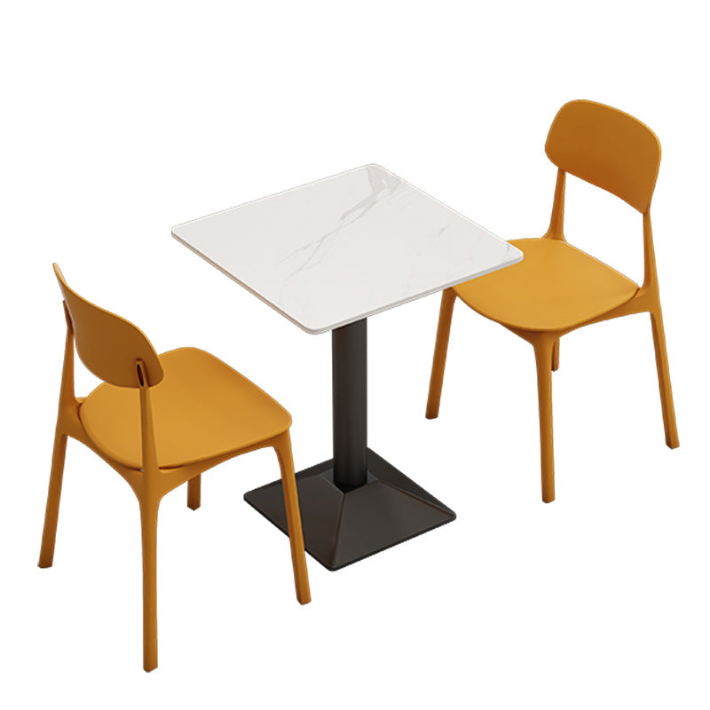 Company staff canteen catering snacks fast food restaurant dining table and chair commercial combination powder shop noodle shop restaurant restaurant school