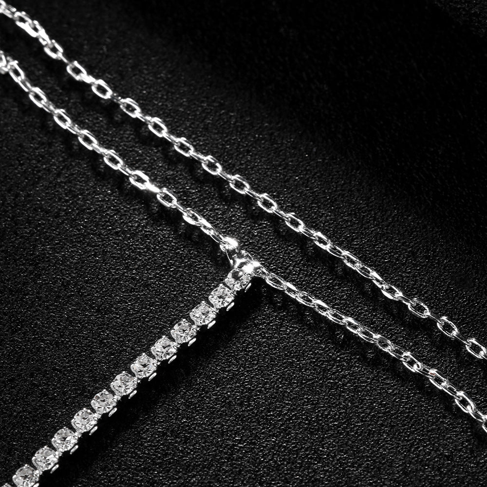 hot-selling women's hand jewelry alloy rhinestone mitten bracelet simple accessories bracelet ins style summer travel