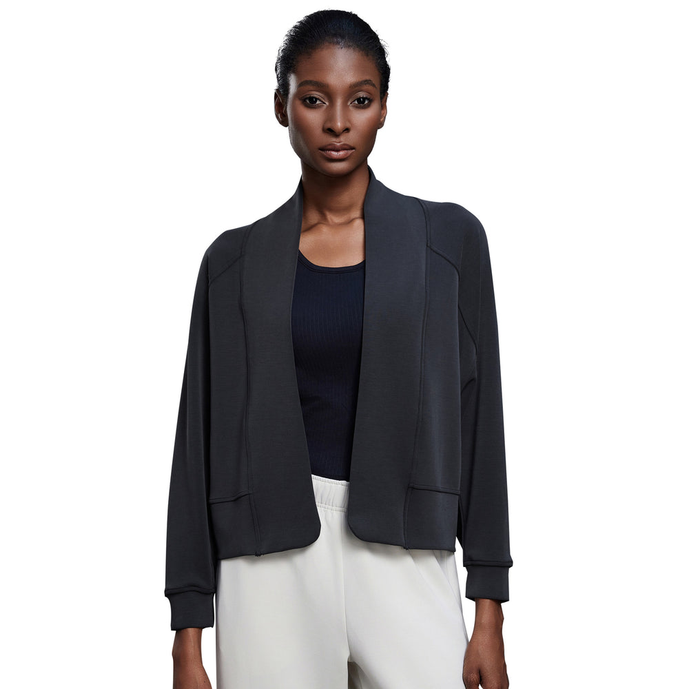 New arrivalstylishfashion shawl cardiganoutwear lazy styleeleganteasiest for matchcasual sports long sleevestopsd25138