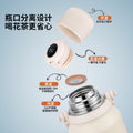 316 large-capacity thermos cup outdoor portable portable kettle stainless steel tea water separation tea making thermal insulation cold water cup