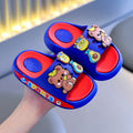 Kids' summer slippers: boys' and girls' indoor home cartoon non-slip soft sole cute outdoor sandals for toddlers and big kids