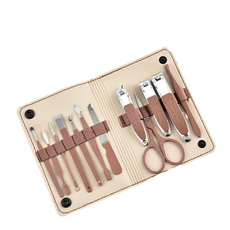 Slanted nail clipper suitnail art manicure tools nail clipper suit one piece starting batch nail clippers high-end set box
