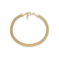 European and american fashionable high-end minimalist women's mesh chain elegant ladies bracelet new niche mesh style bracelet