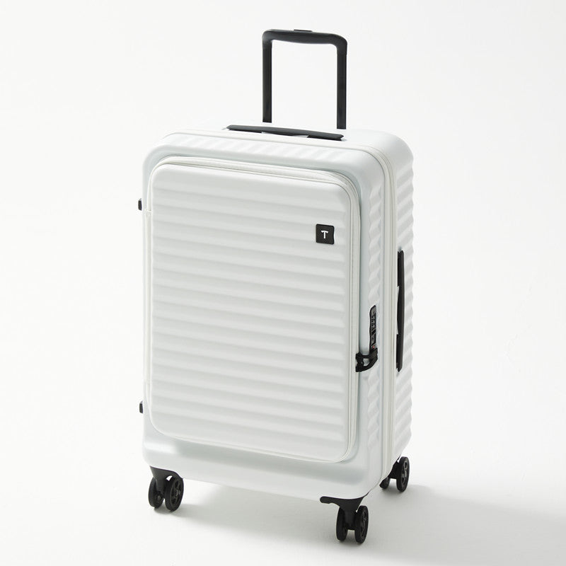 New front open suitcase women's 20-inch small boarding case 24-inch anti-drop trolley case travel bag password case