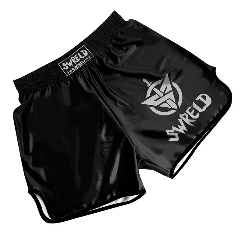 MMA Boxing Training Anti-Wear Fighting Pants UFC Mixed Fighting Muay Thai Shorts Running Fitness Cycling Fighting