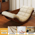 Multifunctional moon rocking chair retro lazy sofa living room balcony for home casual lunch break recliner