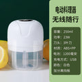 Electric garlic masher mini garlic paste handy gadget kitchen garlic masher garlic masher garlic paste food supplement meat grinder for home garlic peeler