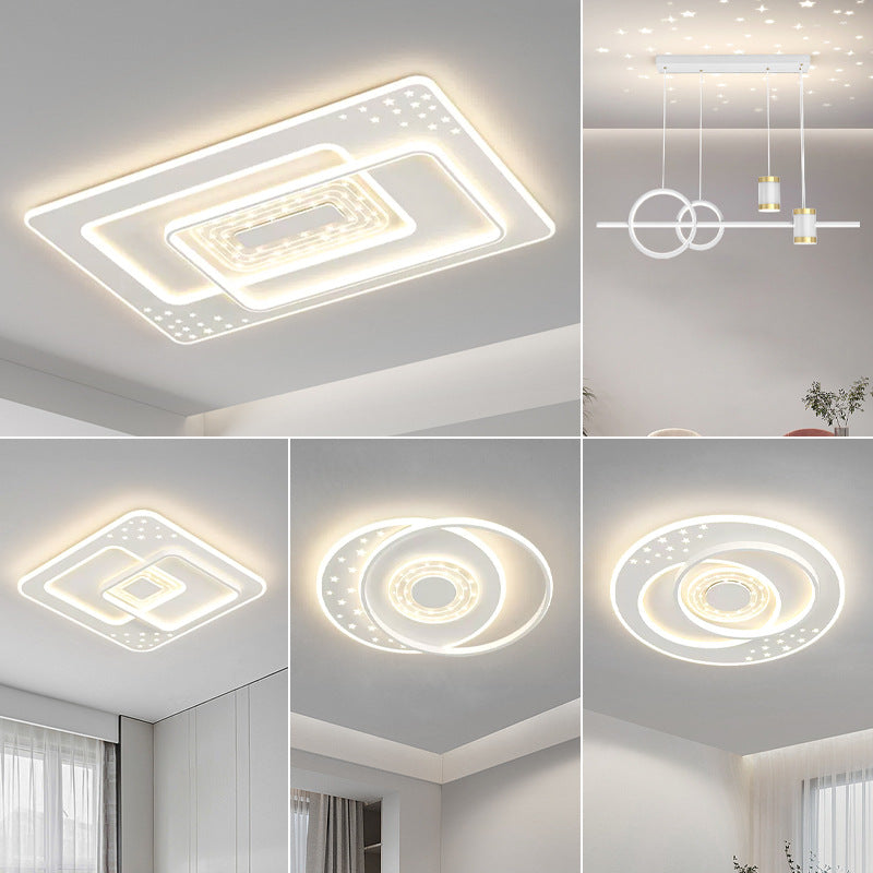Living room starry sky ceiling light whole house package combination bedroom light modern simple atmosphere led home lighting wholesale