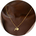 Amazon's new stainless steel 18k women's cross round 26 letter anklet stacked fashion cross anklet