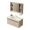 Bathroom cabinet ceramic all-in-one basin bathroom bathroom bathroom cabinet wash basin wash basin wash basin combination honeycomb aluminum