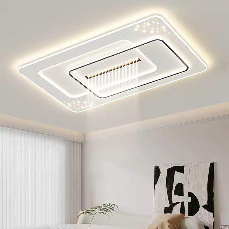 LED intelligent voice living room light ceiling light bedroom light dining room light eye protection modern simple lighting whole house combination