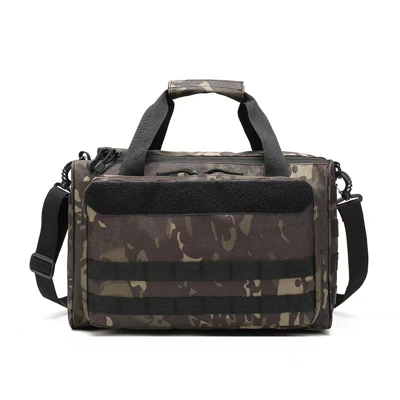 Spot Outdoor Tactical Multifunctional Large Capacity Storage Sports Handbag Gun Bag Oxford Waterproof Field Military Fan Bag
