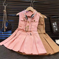 summer new korean style girls' chic sleeveless fitted denim dress - wholesale for kids' fashion (tiktok dropshipping available)