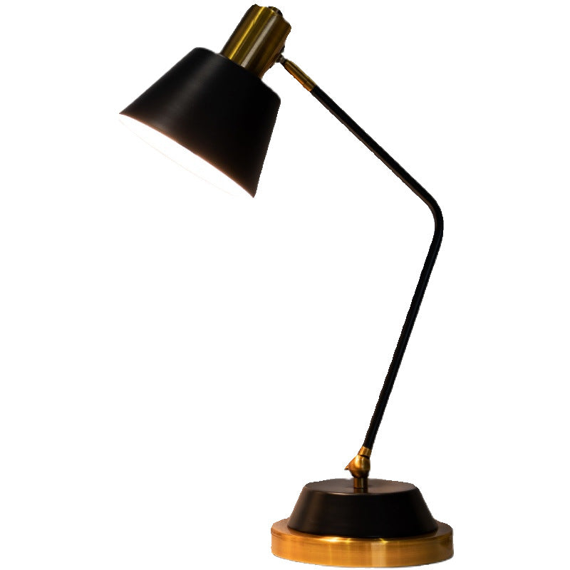 American light luxury style eye protection table lamp hotel led lamp study dormitory desk study reading lamp bedroom bedside lamp